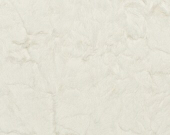 IVORY Luxe Cuddle Marble by Shannon Fabrics - 58/60" wide,  Clearance DeStash Fabric, Fabric Bargain, Fabric Sale