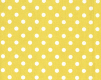 68 " Cut of MICHAEL MILLER Dumb Dot Citron Polka Dot, CX2490-D,DeStash Fabric, Fabric Bargain, Fabric Sale