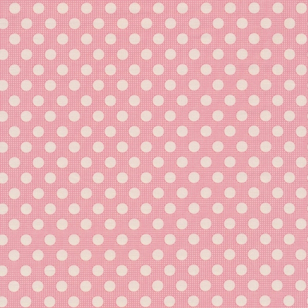 Tilda Medium Dots PINK 130003 by Tone Finnanger, TILDA fabric Clearance Fabric, sold by the whole yard