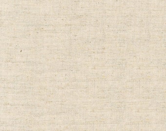 1 yd of Robert Kauffman Essex WIDE E024 Natural 1242, 55" WIDE Linen-Cotton Blend Fabric, Clearance Fabric, Fabric Bargain, Fabric Sale