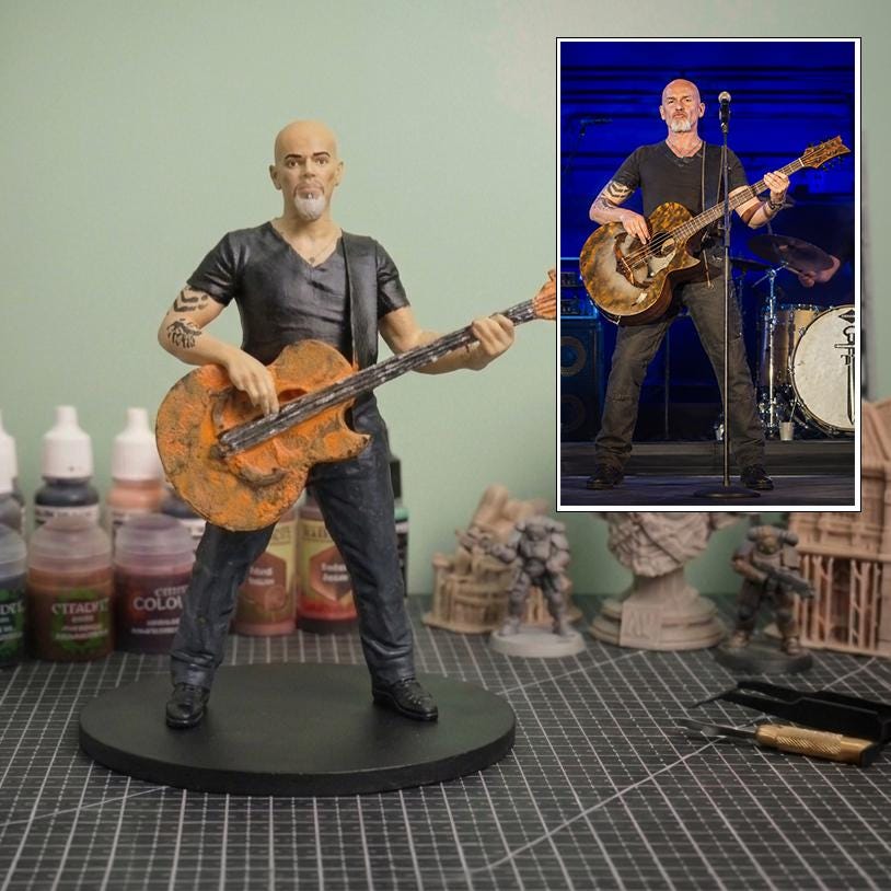 Turn Your Image Into a Custom 3D Printed Statue, Personalized Figurine ...