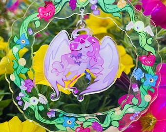 Corona acrílica de galleta de azúcar eterna, soporte de cartón, Cookie Run Kingdom