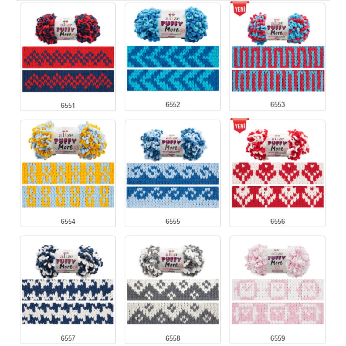 Alize Puffy More Jumbo Loop Yarn: Double-sided Chenille for Blankets ...
