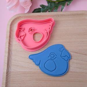 Realistic cockatiel head cookie cutter, biscuit cutter, pottery tool