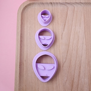 Alien Cookie Cutter, Clay Pottery Tool