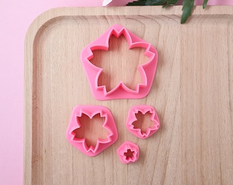 Sakura Cookie Cutter, Cherry Blossom Clay Cutter, Pottery Tool