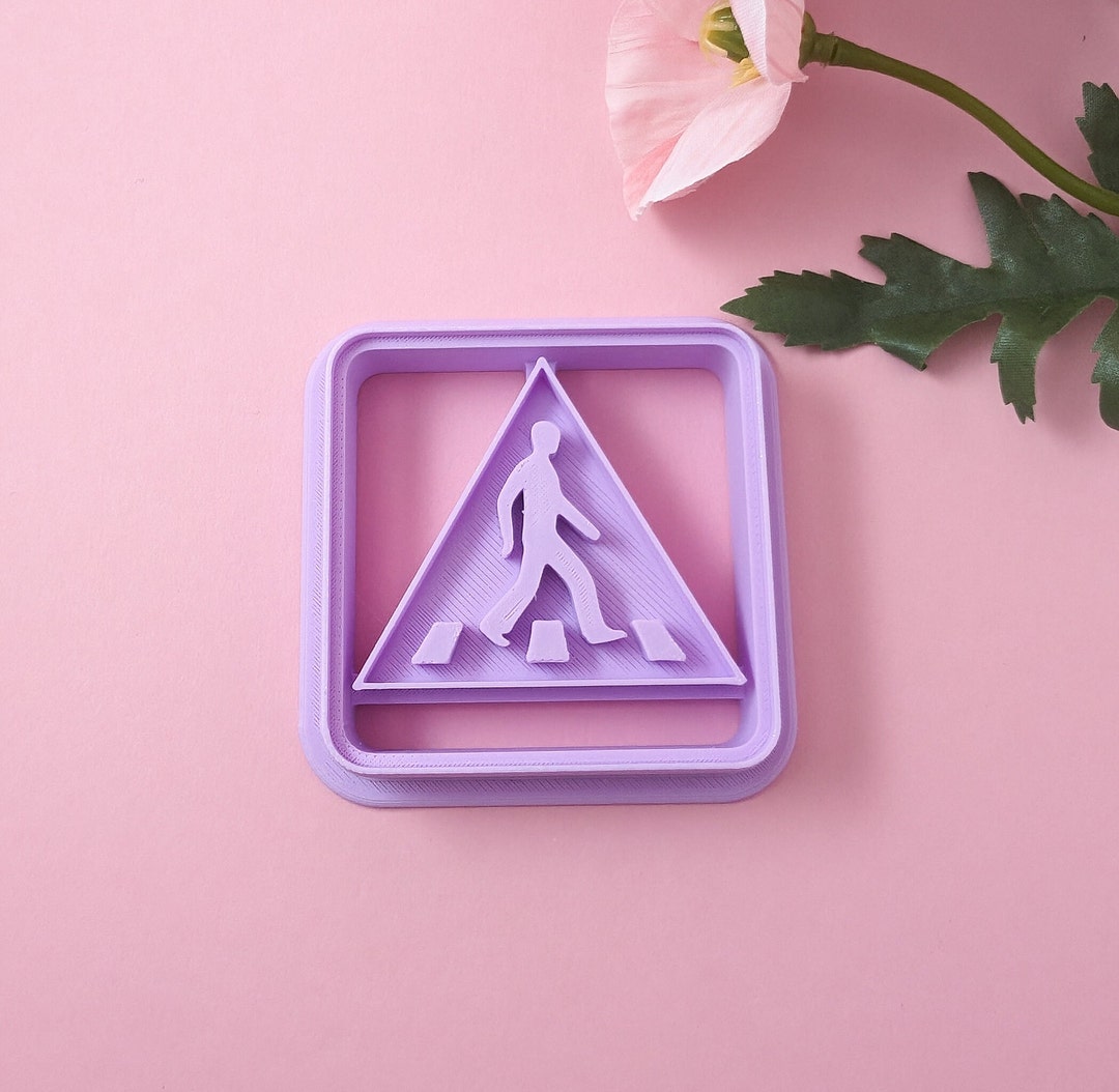 Pedestrian Crossing Cookie Cutter, Zebra Crossing Sign - Etsy