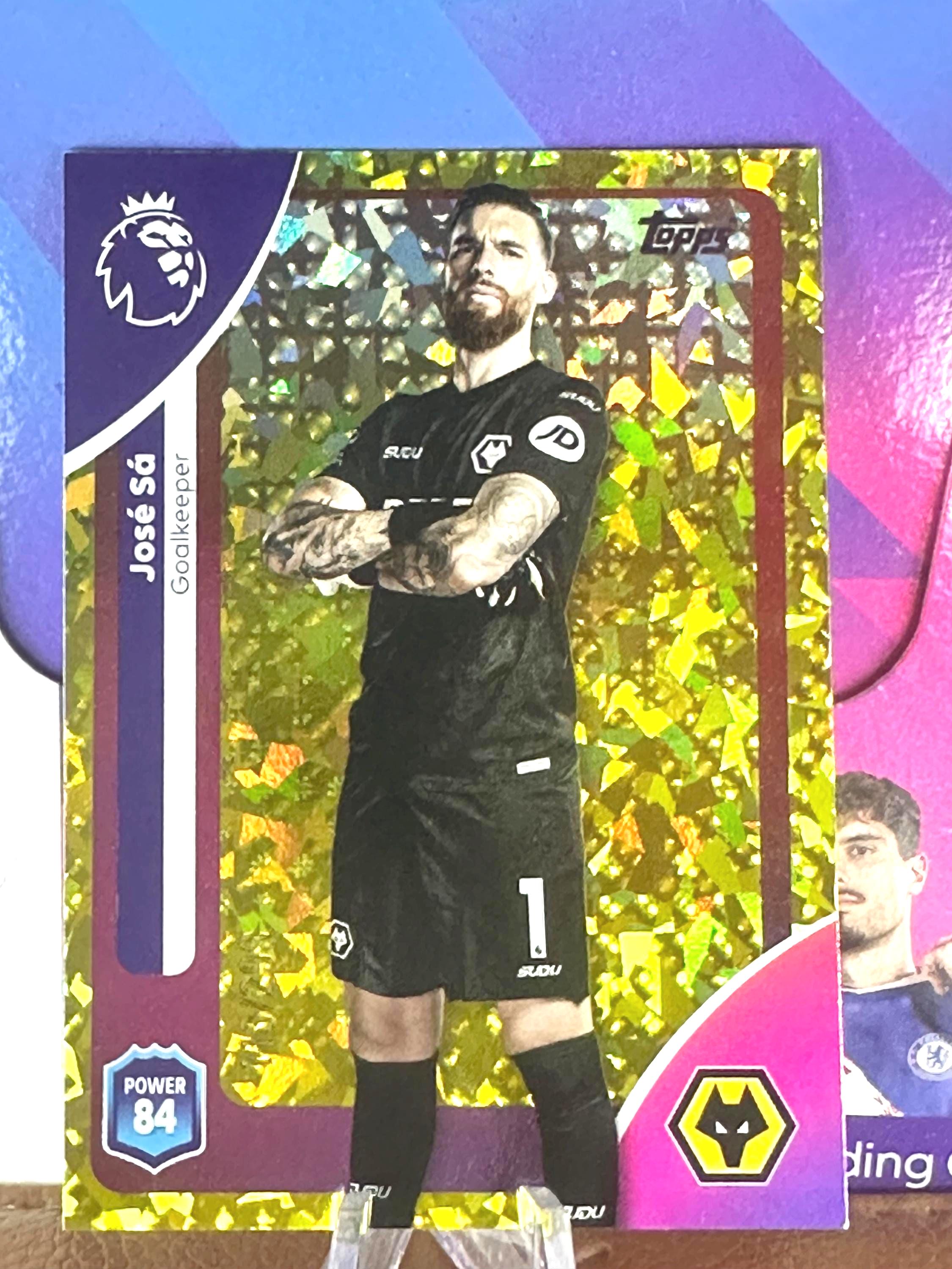 José Sá Numbered Parallel 113/299 - Topps Premier League 2025/26