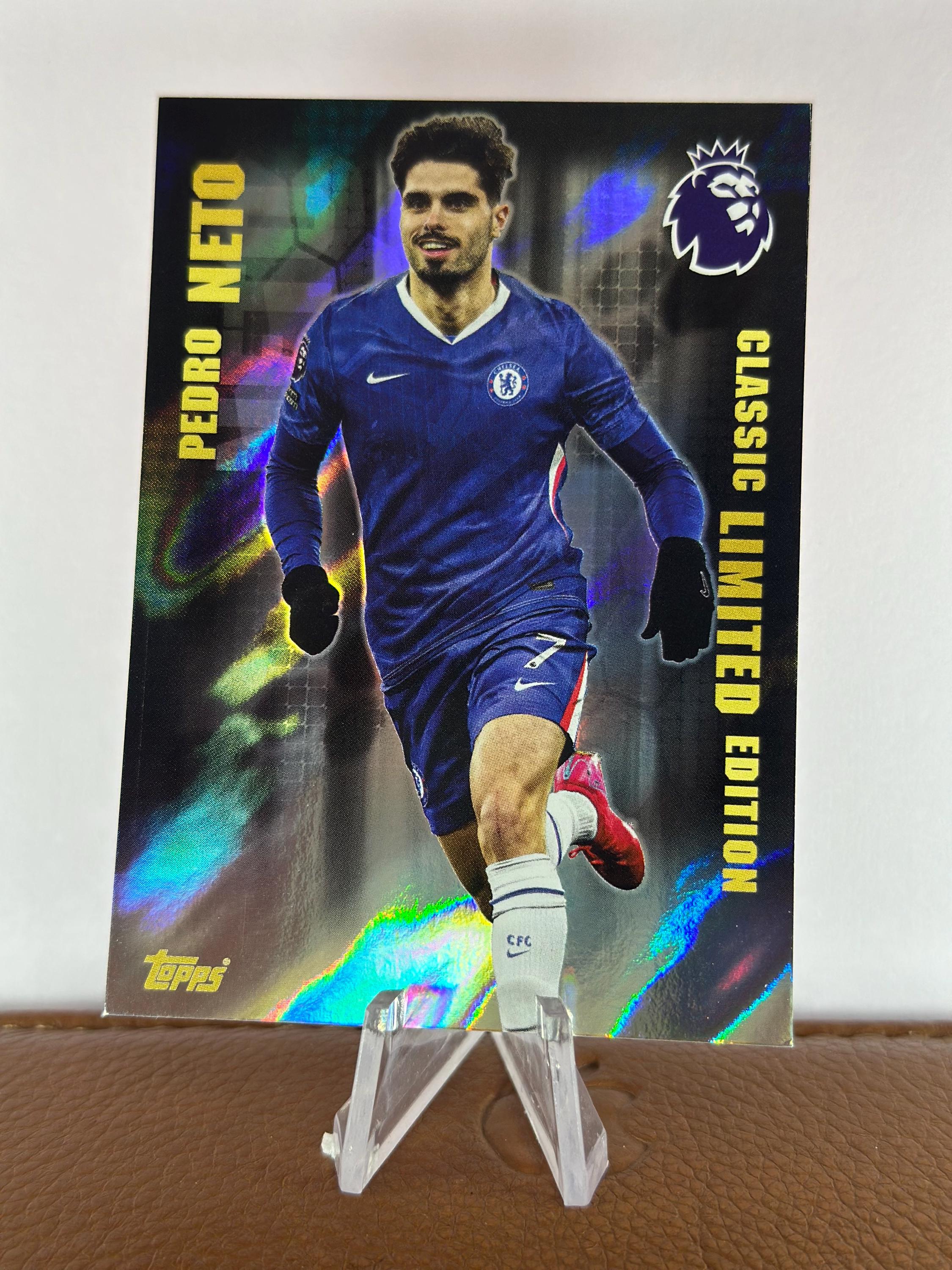 Pedro Neto Classic Limited Edition Soccer Card - Topps Premier League  2025/26 - Etsy