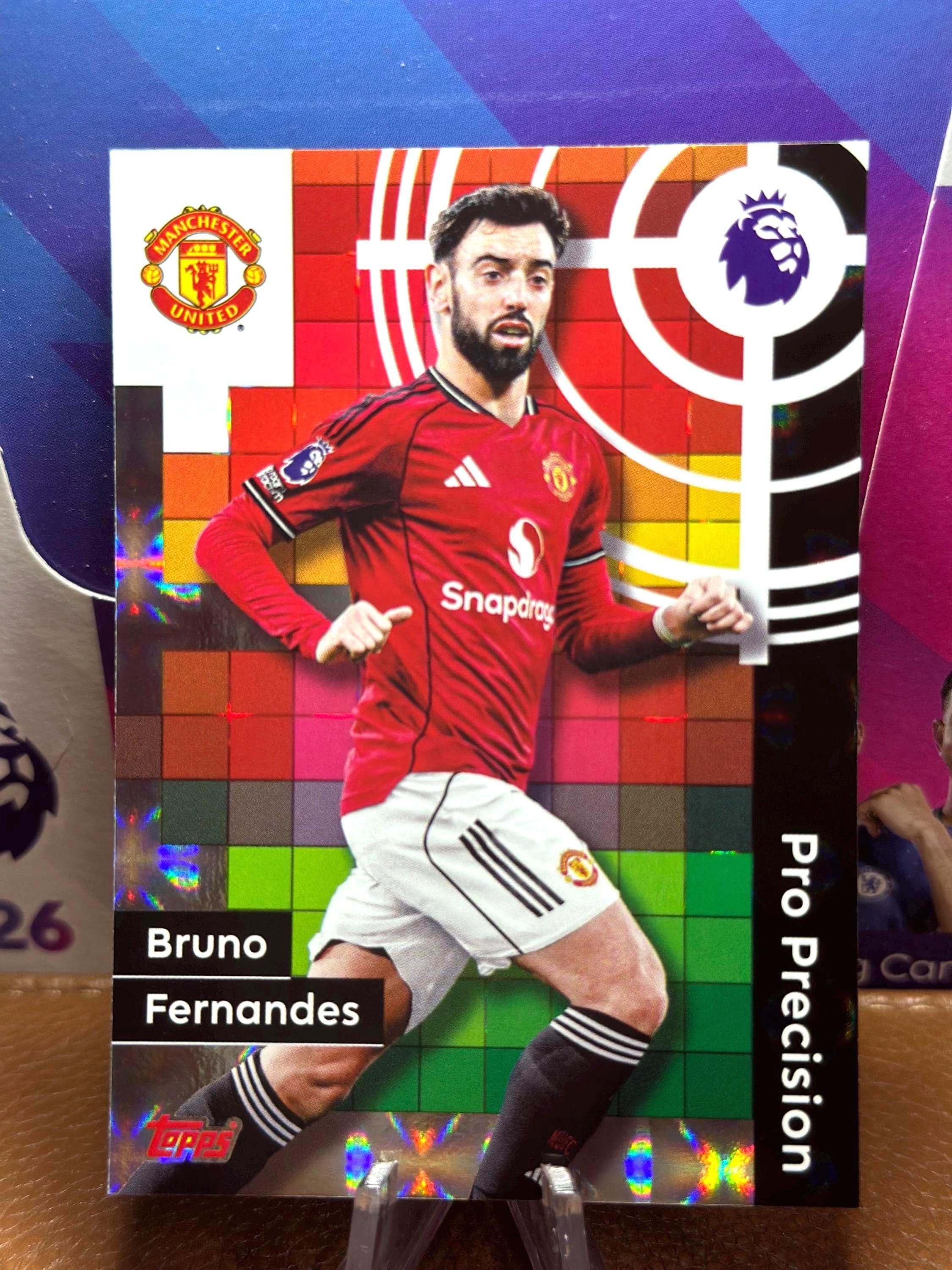 Bruno Fernandes “pro Precision” Soccer Card - Topps Premier League