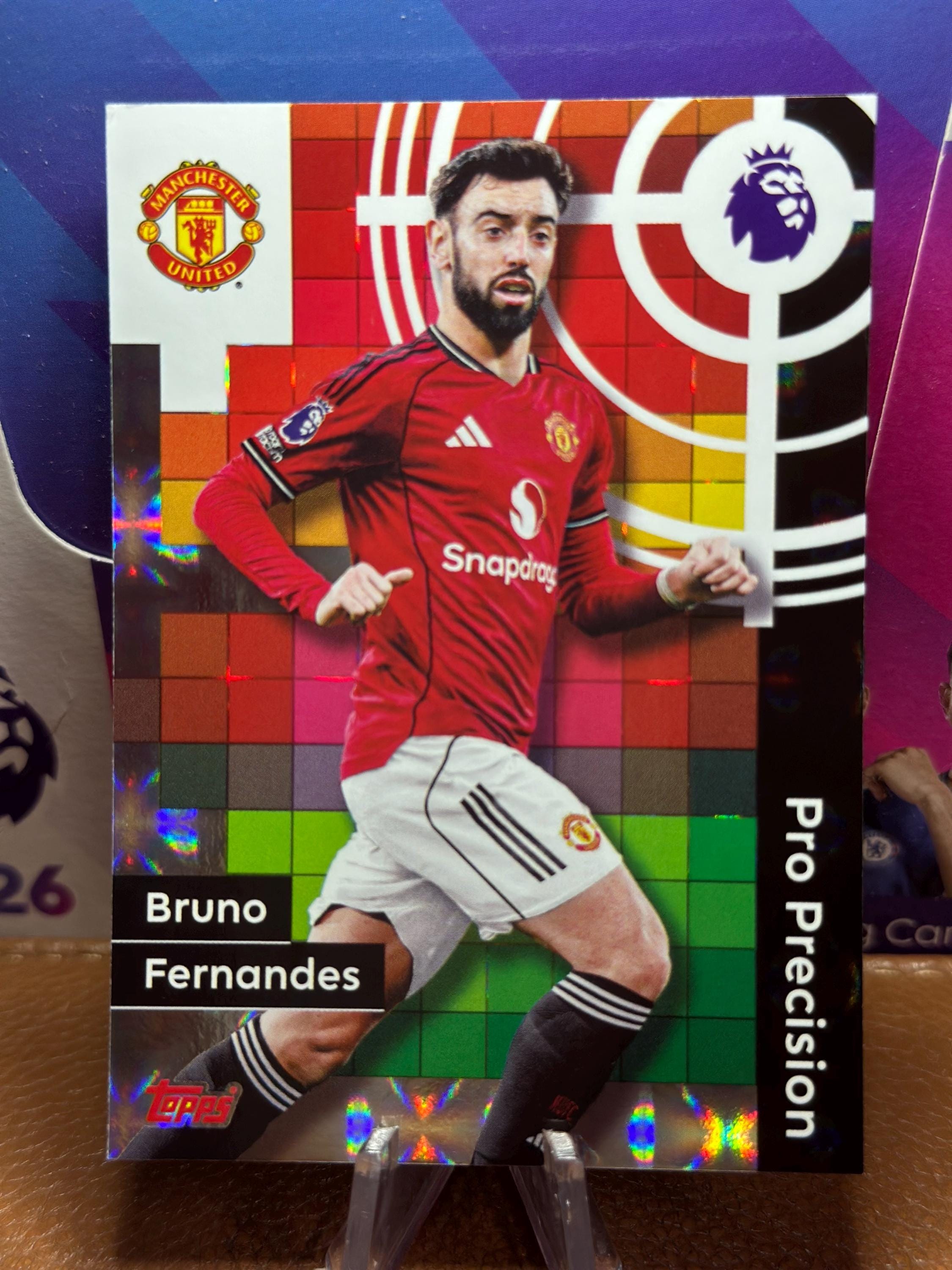 Bruno Fernandes “pro Precision” Soccer Card - Topps Premier League