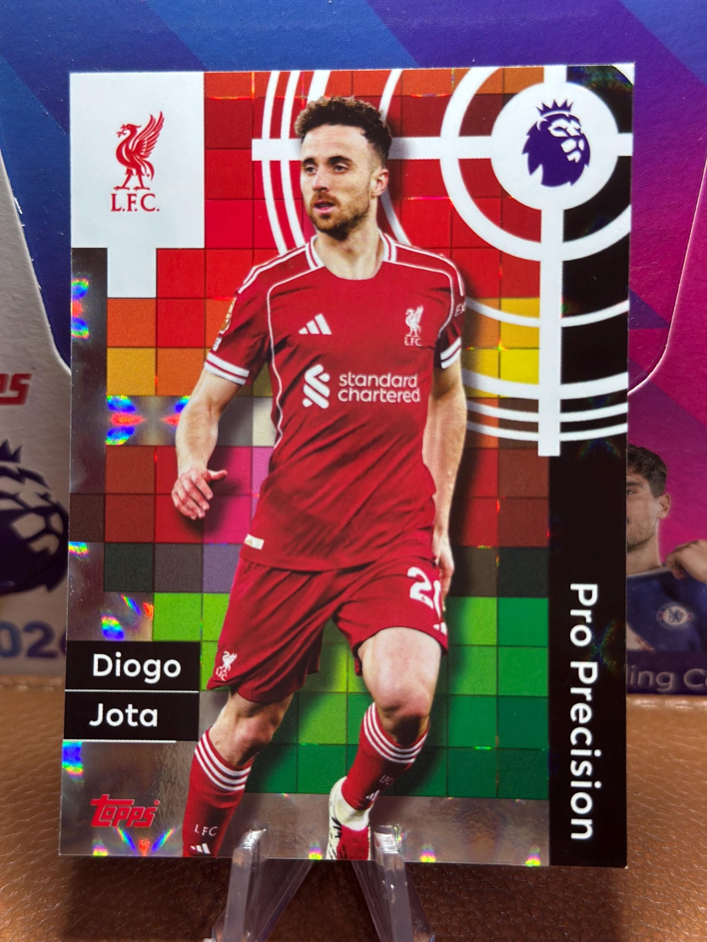 Diogo Jota “pro Precision” Soccer Card - Topps Premier League 2025 