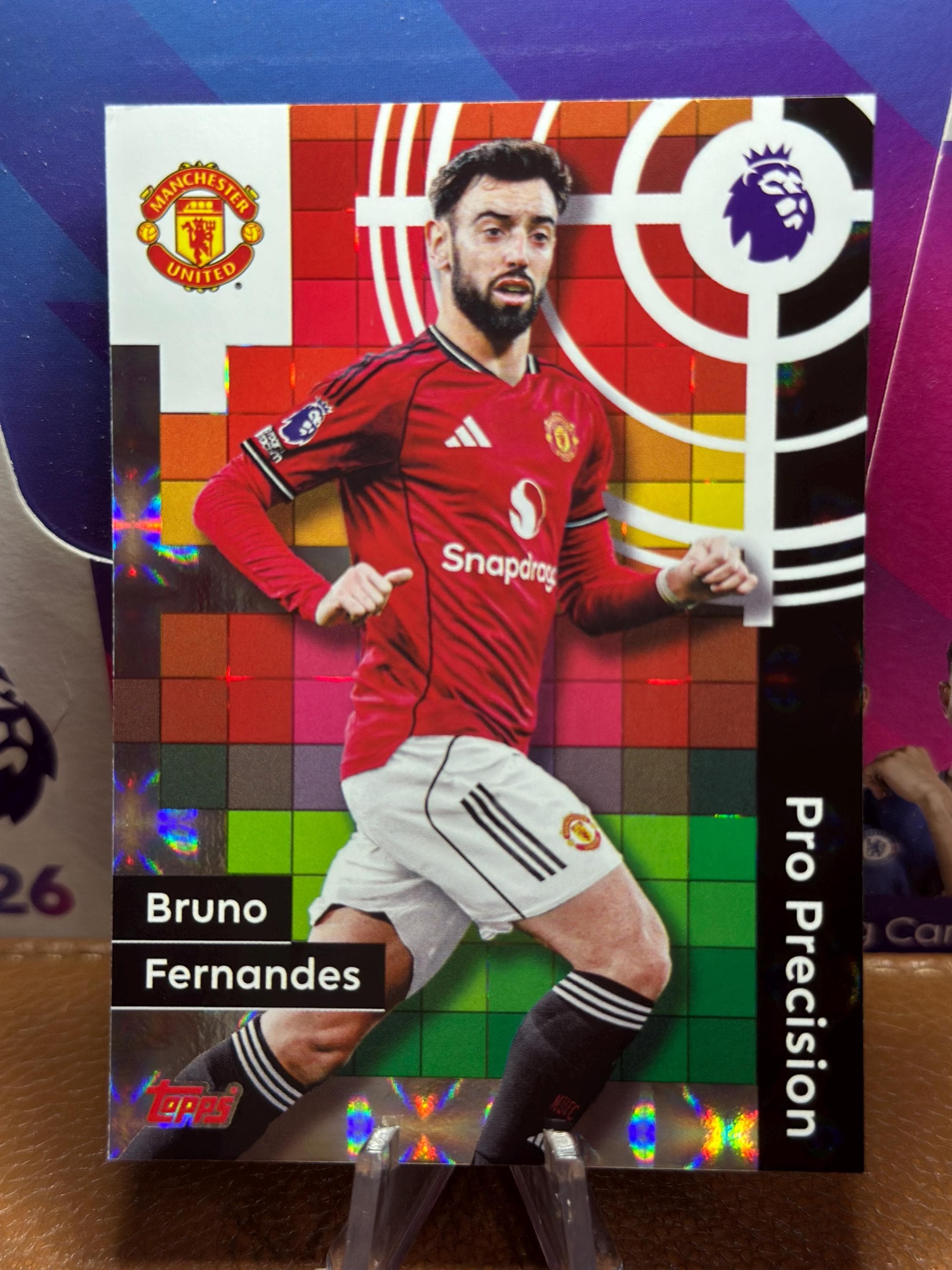 Bruno Fernandes “pro Precision” Soccer Card - Topps Premier League