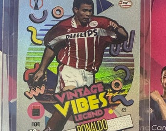 Ronaldo R9 Vintage Soccer Card - Topps Match Attax 2024/2025Soccer Memorabilia.