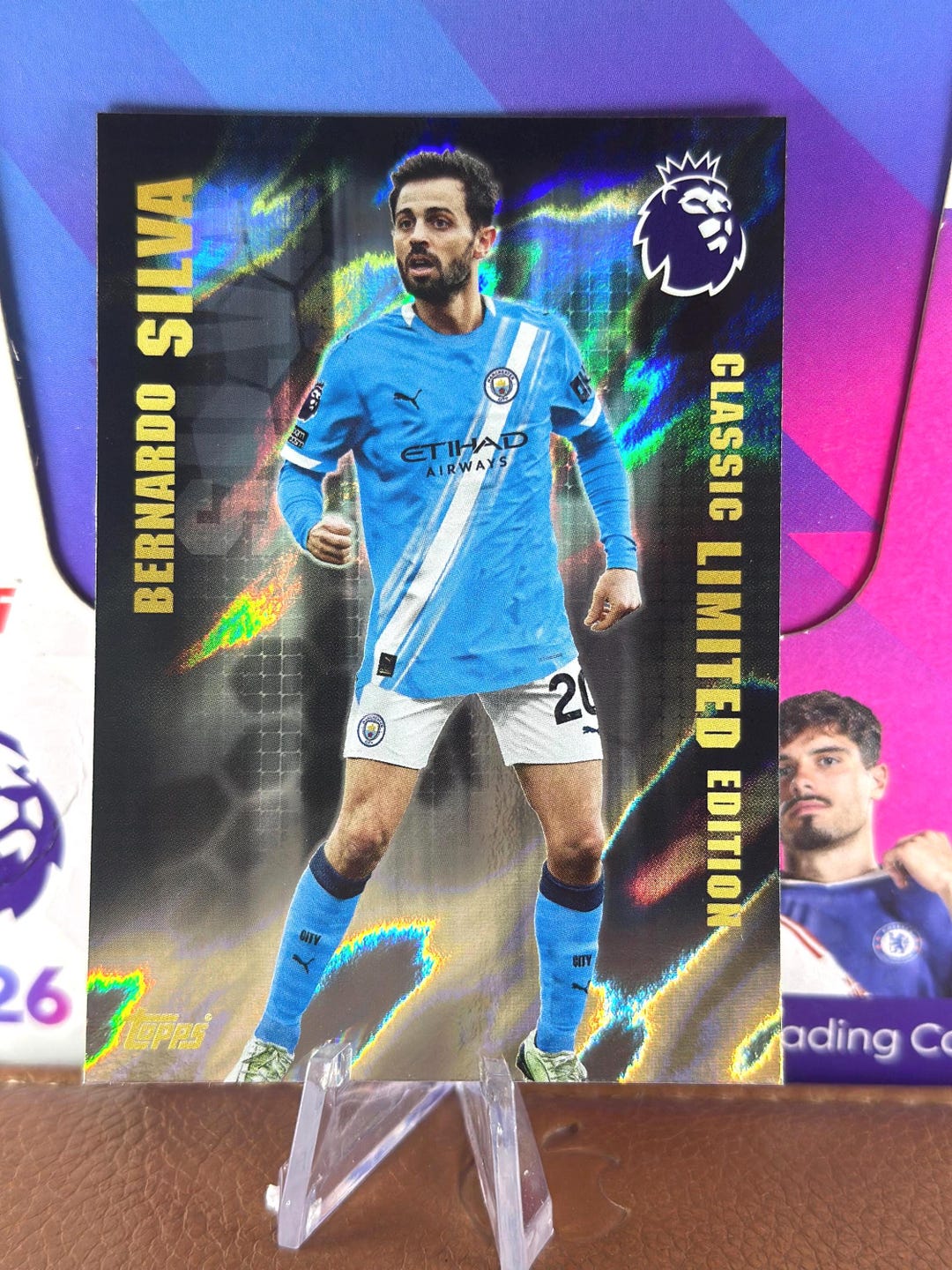Bernardo Silva Classic Limited Edition Card - Topps Premier League