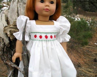Vintage Smocked Dress Pattern: 18 Inch American Girl Doll (Digital Download)