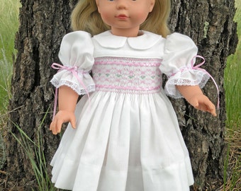 Doll Dress Pattern with Smocking: Fits 18" American Girl Dolls (Digital Download)