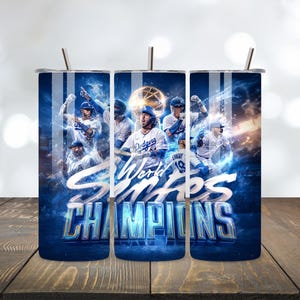 LA Baseball Team Champions Tumbler Wrap | 2025 World Series PNG (Digital Download)
