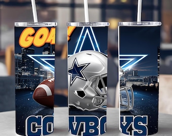 Cowboys 20oz Tumbler Wrap, Western Rodeo PNG (Digital Download)