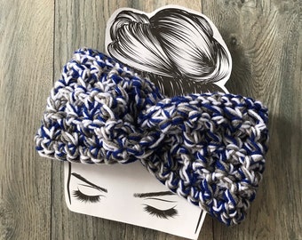 Indianapolis Colts earwarmer, Dallas Cowboys headband, Blue, White and silver, UK Wildcats