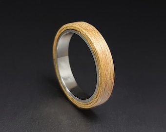 AUREA- Alianza de plata con cobertura de chapa de cedro blanco.