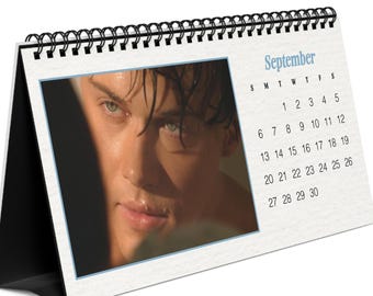 Conrad Fisher 2026 Calendar | TSITP-Inspired Desk Calendar for Team Conrad Fans, Summer I Turned Pretty Merch Gift - Blue