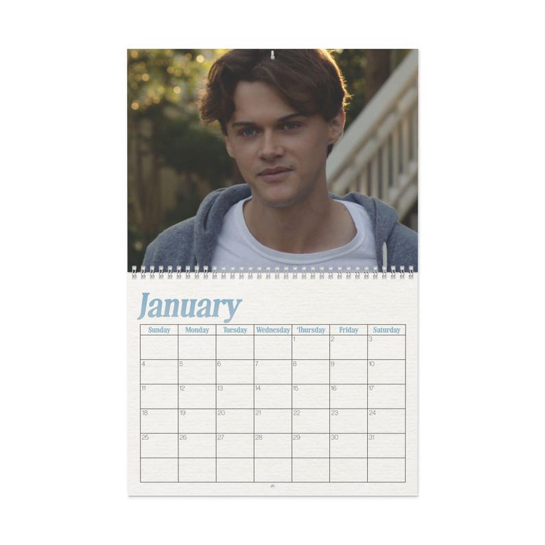 Conrad Fisher 2026 Wall Calendar | TSITP | The Summer I Turned Pretty Gift image 2
