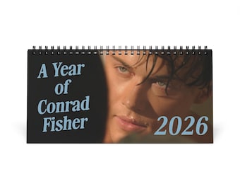A Year of Conrad Fisher 2026 Calendar | TSITP-Inspired Desk Calendar for Team Conrad Fans, Summer I Turned Pretty Merch Gift