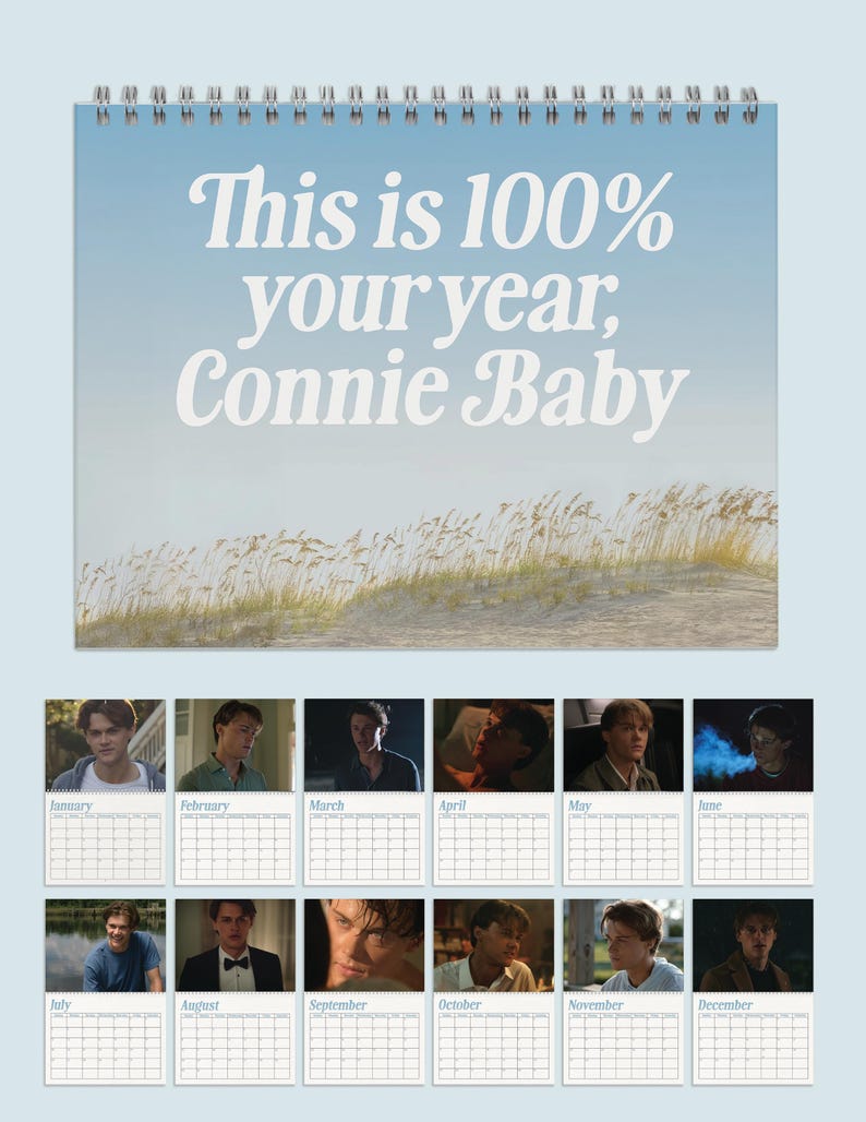 Conrad Fisher 2026 Wall Calendar | TSITP | The Summer I Turned Pretty Gift image 1