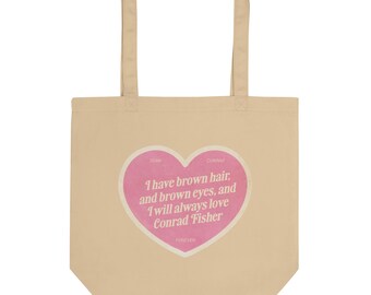 Team Conrad Canvas Cotton Tote | TSITP Fan | The Summer I Turned Pretty Fan Gift