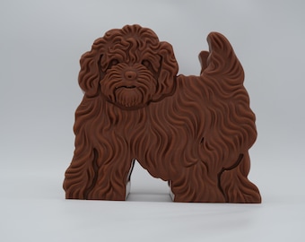 Russian Bolonka Napkin Holder – Dog Breed Kitchen Decor