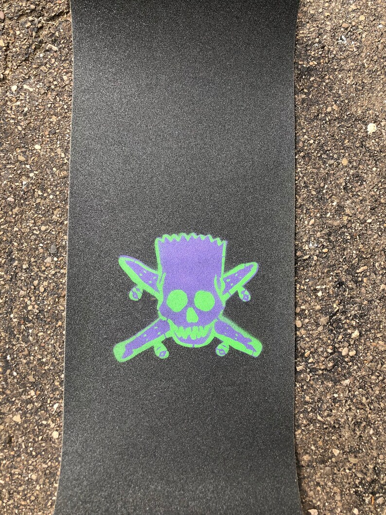 Bart Simpson FourStar Skull griptape