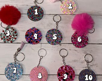 Rhinestone Key Chain