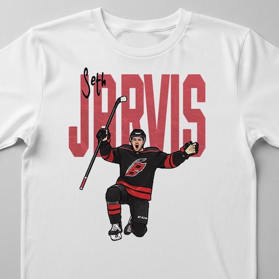 Seth Jarvis Carolina Hurricanes Unisex Ice Hockey Fan T-shirt and