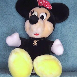 Authentic Vtg Disney Minnie Mouse Plush Stuffed Animal 14 Tall image 1