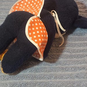 Vintage Walt Disney Plush Minnie Mouse California Stuffed Toys Orange Dress image 5