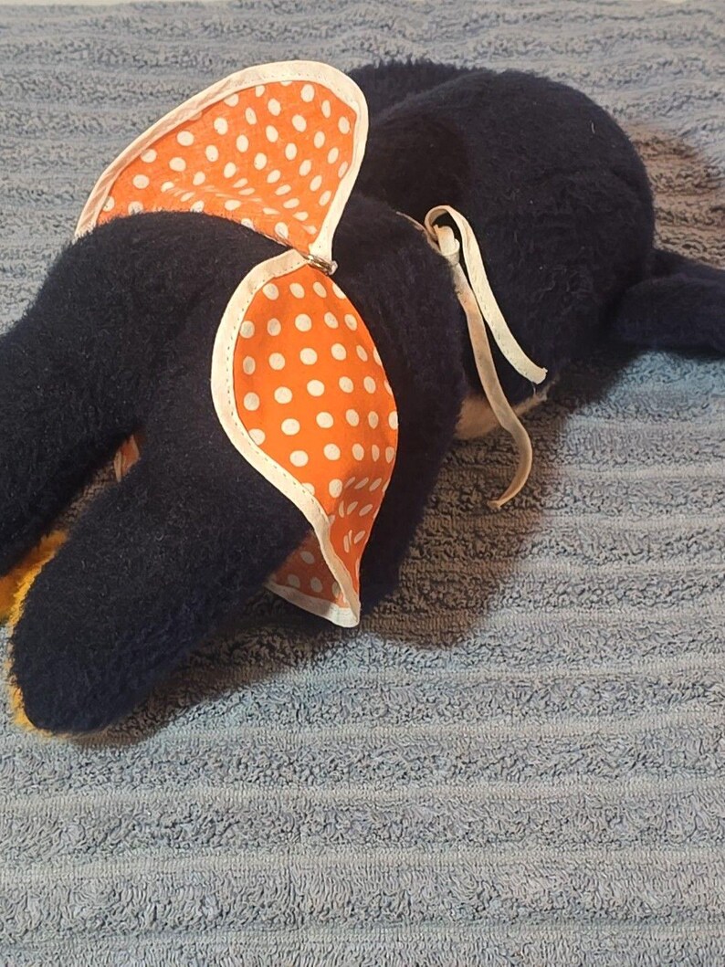 Vintage Walt Disney Plush Minnie Mouse California Stuffed Toys Orange Dress image 5