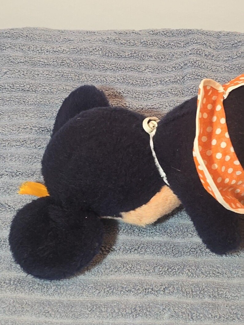 Vintage Walt Disney Plush Minnie Mouse California Stuffed Toys Orange Dress image 4