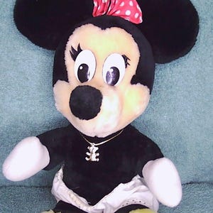 Authentic Vtg Disney Minnie Mouse Plush Stuffed Animal 14 Tall image 3
