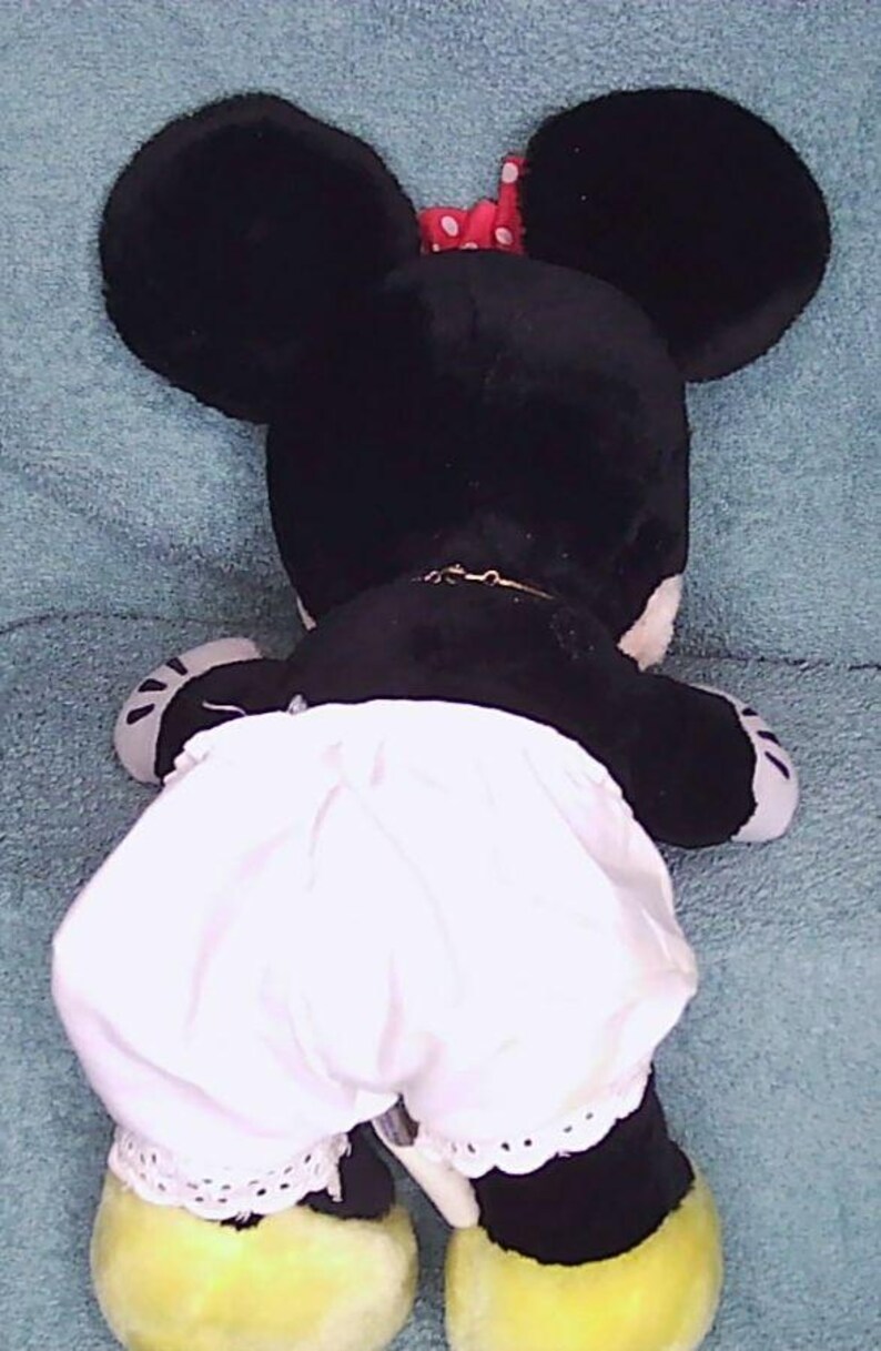Authentic Vtg Disney Minnie Mouse Plush Stuffed Animal 14 Tall image 4