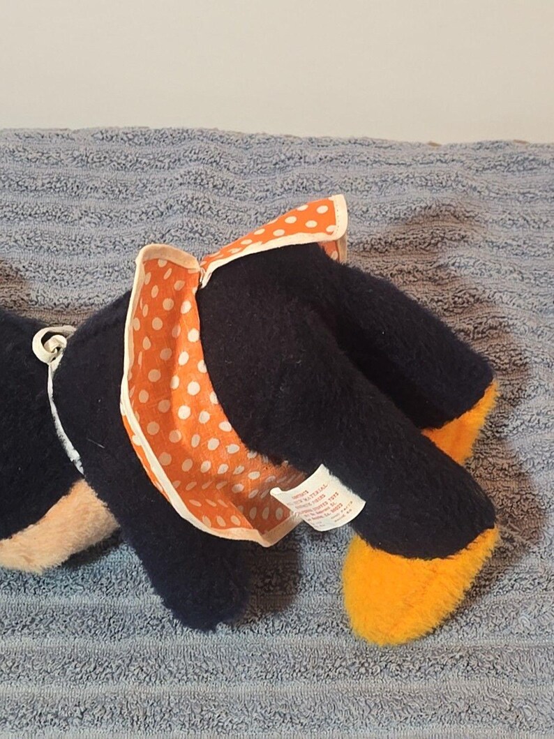Vintage Walt Disney Plush Minnie Mouse California Stuffed Toys Orange Dress image 3