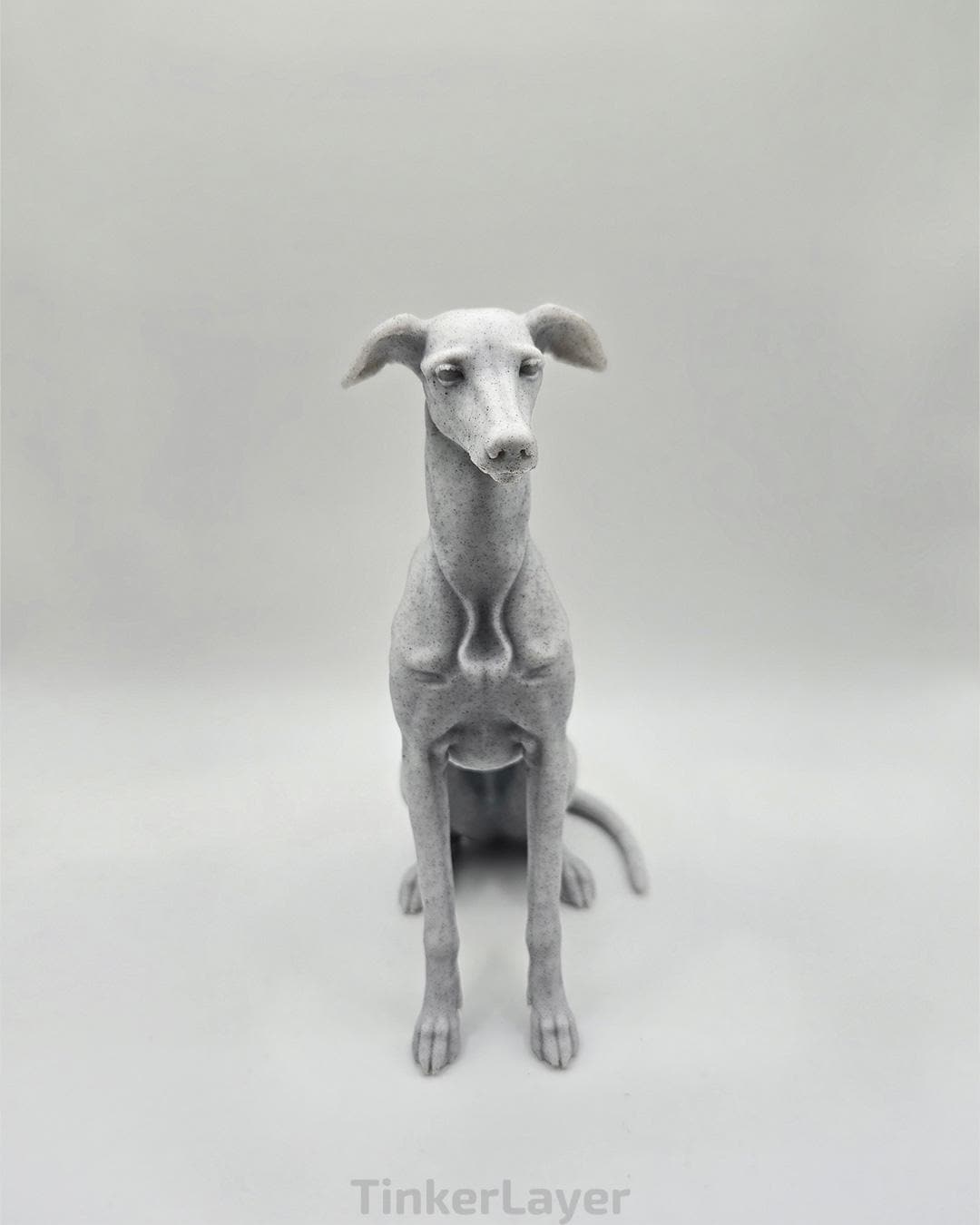 ウィペット　置物　Christina Cummings  イギリス製 Whippet statue - Etsy 日本