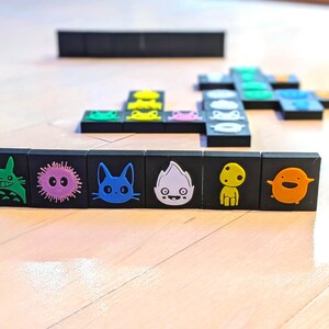 Qwirkle board game: Ghibli-Miyasaki inspired/themed afbeelding 2