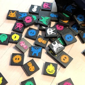 Qwirkle board game: Ghibli-Miyasaki inspired/themed afbeelding 4