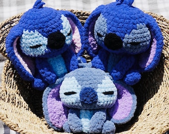 Hand Crochet Small Stitch Inspired Stuffed Animal Soft and Fluffy