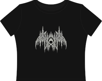 Gothic Cathedral Graphic Tee | Women's Baby Tee