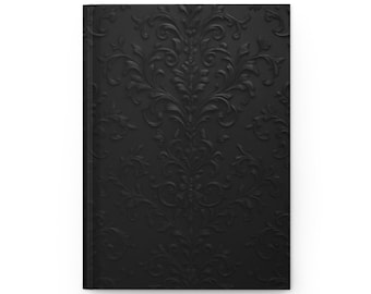 Elegante diario gotico con copertina rigida opaca - Perfetto per scrivere, disegnare, regalo per scrittori, amanti dell'arte, diario, agenda giornaliera