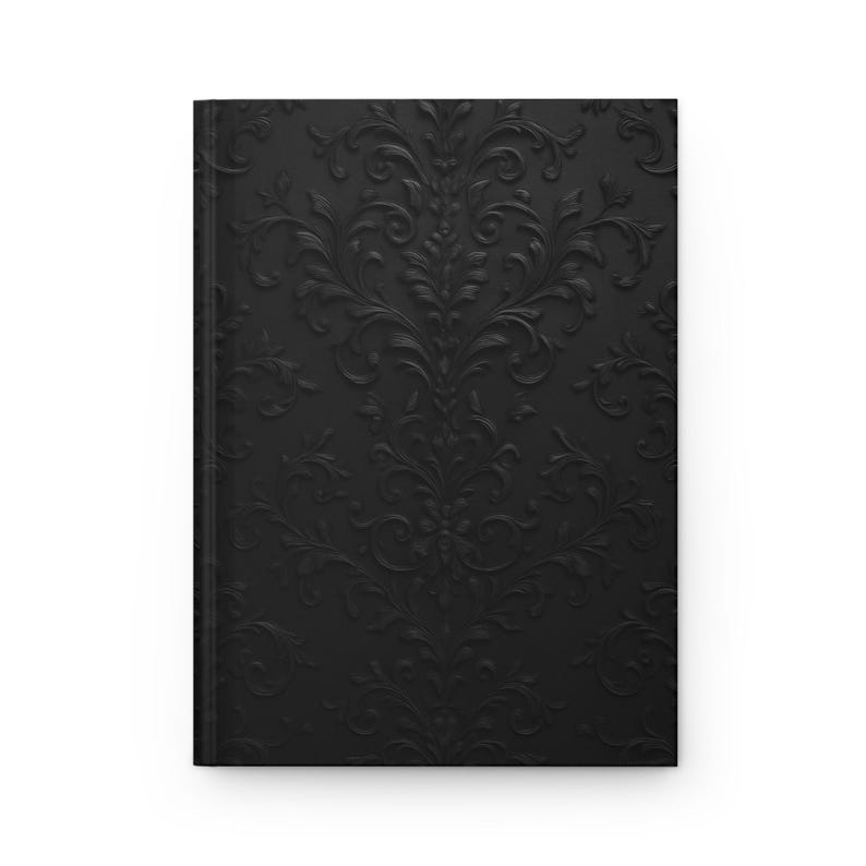Elegant Gothic Matte Hardcover Journal - Perfect for Writing, Sketching, Gift for Writers, Art Lovers, Journaling, Daily Planner image 1