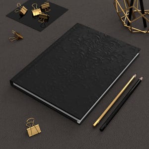 Elegant Gothic Matte Hardcover Journal - Perfect for Writing, Sketching, Gift for Writers, Art Lovers, Journaling, Daily Planner image 2