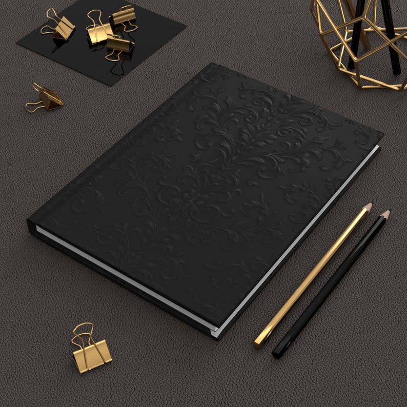 Elegant Gothic Matte Hardcover Journal - Perfect for Writing, Sketching, Gift for Writers, Art Lovers, Journaling, Daily Planner image 2